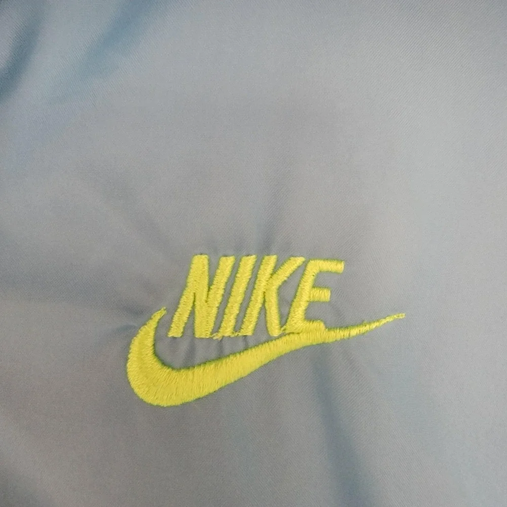 Vintage Nike Windbreaker Jacket Mens Large Blue‎ Half Zip Embroidered Swoosh 90s